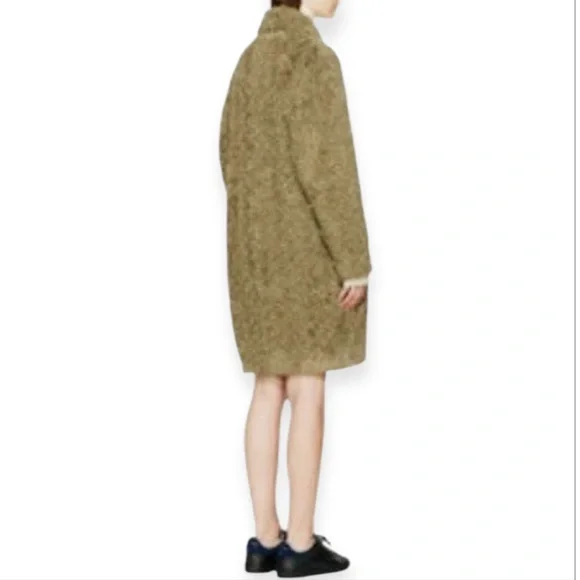 Isabel Marant Etoile Adam’s Sherpa Faux Fur Teddy Coat Size 40/Large - Picture 4 of 11